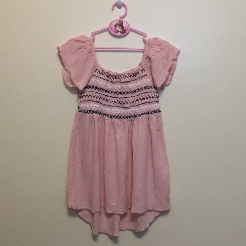 Beautees light pink top for girls